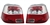 Rückleuchten für VW Golf 4 Limo in Rot Weiss