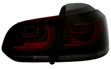 LED Rückleuchten Heckleuchten für VW Golf 6 VI Bj. 2008-2012 Rot/Smoke