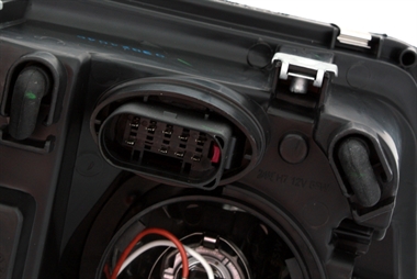 Scheinwerfer Set für VW T5 Facelift in Schwarz