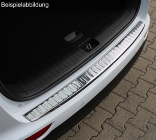 Für BMW 3er F31 Touring Premium Edelstahl Ladekantenschutz Schutz Schwarz