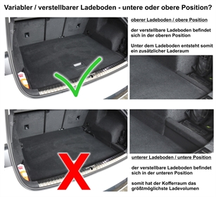 Kofferraumwanne für VW Touran 2 5T