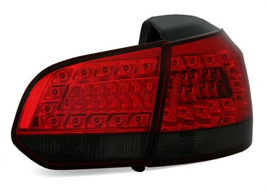 LED Rückleuchten Set für VW Golf 6 in Rot-Smoke