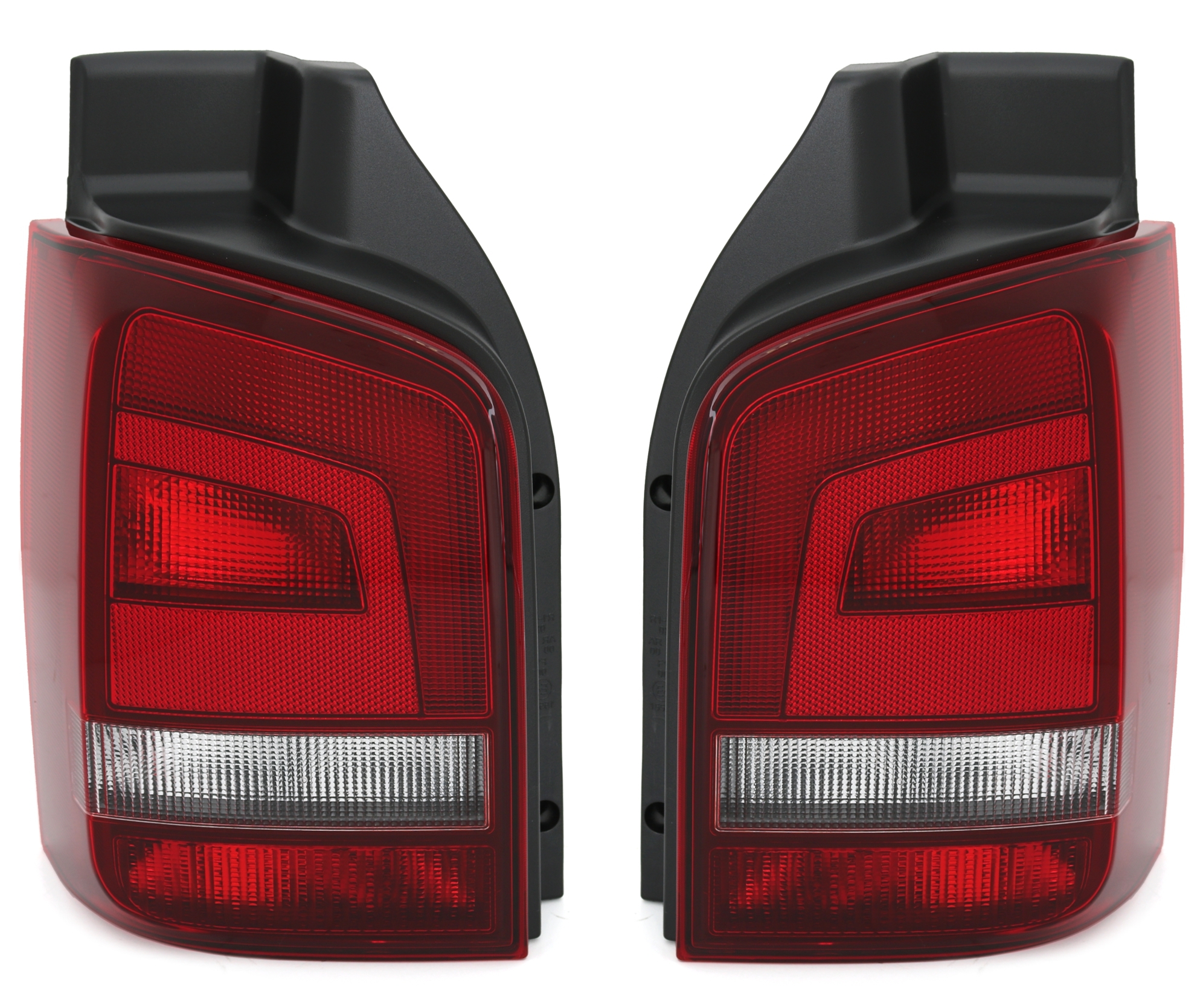 Rückleuchten für VW T5 Facelift in Rot-Smoke