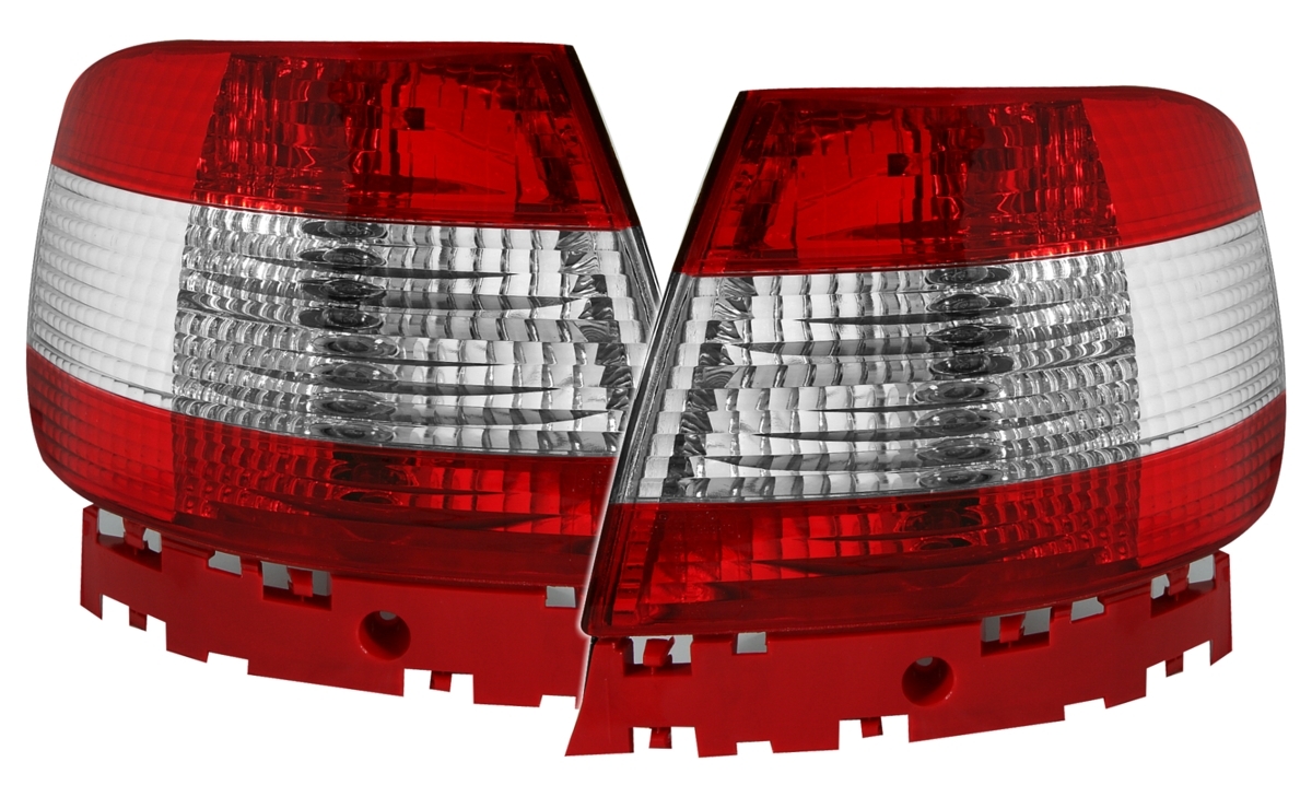 Rückleuchten für Audi A4 B5 Limo in Rot Weiss