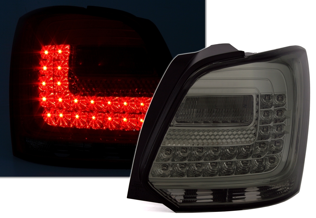 LED Rückleuchten für VW Polo 6R in Smoke