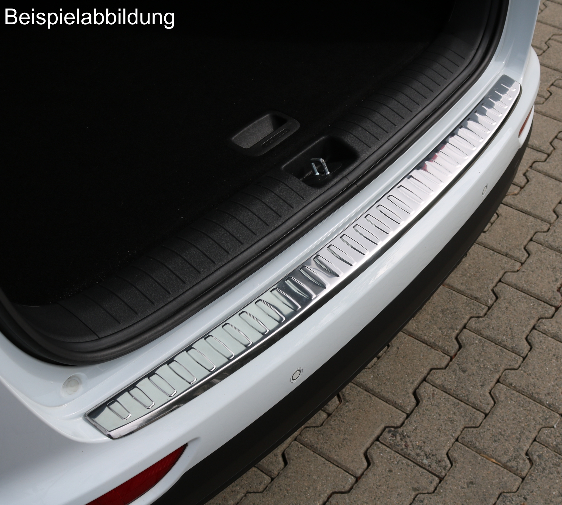 Für Audi Q5 8R Ladekantenschutz Edelstahl mit Abkantung Chrom Rostfrei 