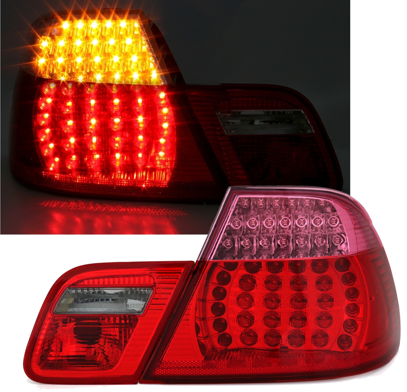 LED Rückleuchten für 3er BMW E46 in Rot ADTuning