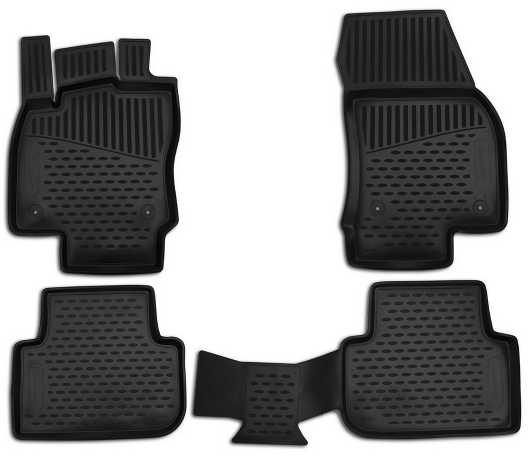 Fußmatten passend für VW Tiguan 2 Gummimatten ab 2016 Allwetter Premium  Qualität