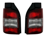 Rückleuchten Set für VW T5 in Rot Schwarz