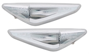 LED Seitenblinker Set für BMW X3 + X5 + X6 in Weiß