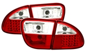 LED Rückleuchten für Seat Leon 1M in Rot Weiss