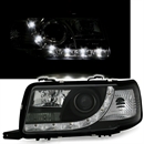 Scheinwerfer mit LED für Audi 80 B4 in Schwarz