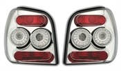 Rückleuchten für VW Polo 6N in Klarglas Chrom