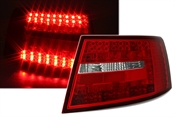 LED Rückleuchten für Audi A6 4F in Rot-Weiß