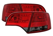LED Rückleuchten für Audi A4 B7 Avant in RotSmoke