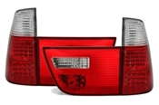 LED Rückleuchten für BMW X5 E53 in Rot-Weiß