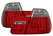 LED Rückleuchten für 3er BMW E46 in Rot-Weiß