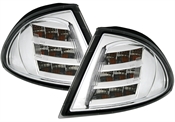 LED Frontblinker Set für 3er BMW E46 in Chrom
