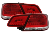 LED Rückleuchten für 3er BMW E92 in Rot-Weiß