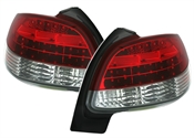 LED Rückleuchten für Peugeot 206 in Rot-Weiß