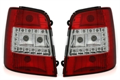 LED Rückleuchten für VW Touran 1T in Rot-Weiß